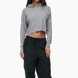 Aritzia TNA waffle kinney hoodie size M